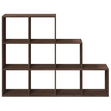vidaXL Βιβλιοθήκη/Διαχωριστικό Χώρου 3 Επ. 137,5x29x103,5cm Επ. Ξύλο 1 τεμ.