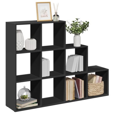 vidaXL Βιβλιοθήκη/Διαχωριστικό Χώρου 3 Επ. 137,5x29x103,5cm Επ. Ξύλο 1 τεμ.