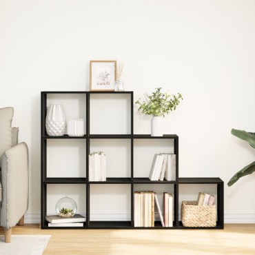vidaXL Βιβλιοθήκη/Διαχωριστικό Χώρου 3 Επ. 137,5x29x103,5cm Επ. Ξύλο 1 τεμ.