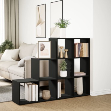 vidaXL Βιβλιοθήκη/Διαχωριστικό Χώρου 3 Επ. 137,5x29x103,5cm Επ. Ξύλο 1 τεμ.