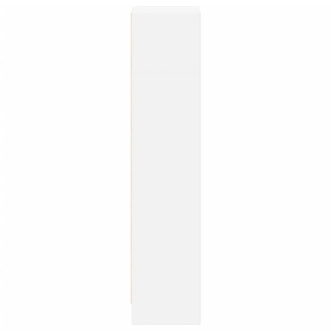 vidaXL Βιβλιοθήκη Λευκή 40x24x109cm από Επεξεργασμένο Ξύλο 1 τεμ.
