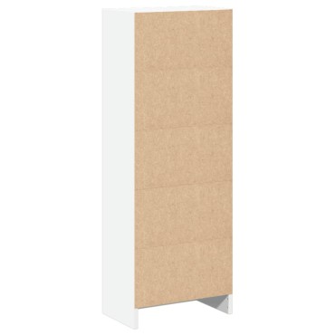vidaXL Βιβλιοθήκη Λευκή 40x24x109cm από Επεξεργασμένο Ξύλο 1 τεμ.