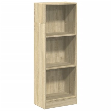 vidaXL Βιβλιοθήκη Sonoma Δρυς 40x24x109cm από Επεξεργασμένο Ξύλο 1 τεμ.