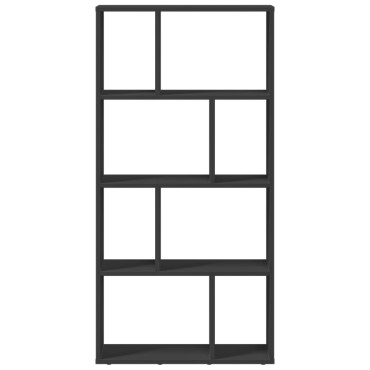 vidaXL Βιβλιοθήκη Μαύρη 60x20x120cm από Επεξεργασμένο Ξύλο 1 τεμ.