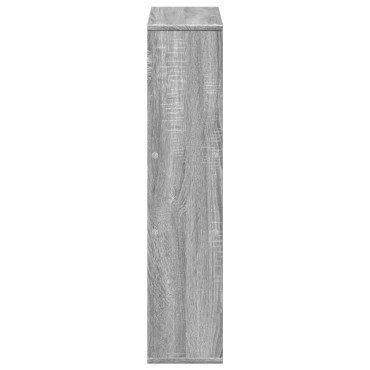 vidaXL Βιβλιοθήκη Γκρι Sonoma 63x20x90cm από Επεξεργ. Ξύλο 1 τεμ.