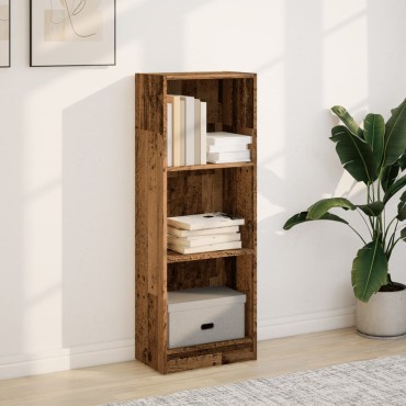 vidaXL Βιβλιοθήκη Όψη Παλαιού Ξύλου 40x24x109cm Επεξεργασμένο Ξύλο 1 τεμ.