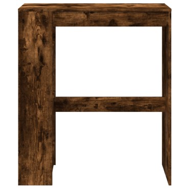 vidaXL Τραπέζι Μπαρ με Ράφια Δρυς 90x40x103,5cm Επεξεργ. Ξύλο 1 τεμ.