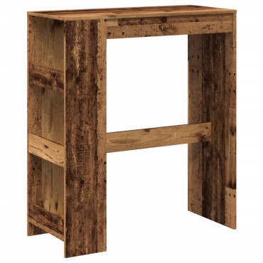 vidaXL Τραπέζι Μπαρ με Ράγες 90x40x103,5cm Επεξεργ. Ξύλο 1 τεμ.