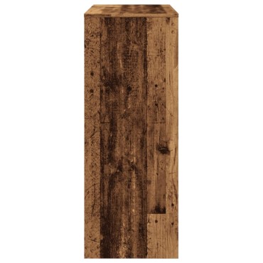 vidaXL Τραπέζι Μπαρ με Ράγες 90x40x103,5cm Επεξεργ. Ξύλο 1 τεμ.