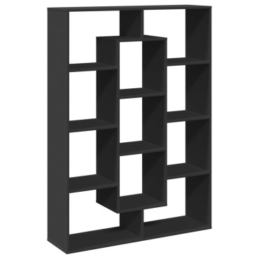 vidaXL Βιβλιοθήκη Μαύρο 102x29x143cm από Επεξεργασμένο Ξύλο 1 τεμ.