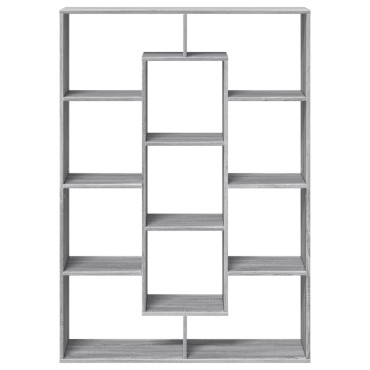 vidaXL Βιβλιοθήκη Γκρι Sonoma 102x29x143cm από Επεξεργασμένο Ξύλο 1 τεμ.