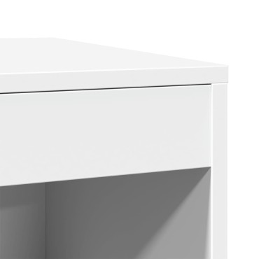 vidaXL Τουαλέτα Γάτας Περίφραξη Λευκό 47x59x42 εκ. Επεξεργασμ. Ξύλο