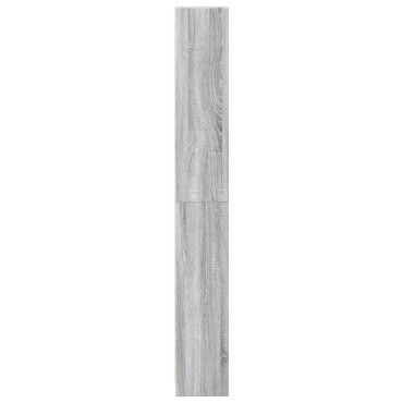 vidaXL Βιβλιοθήκη Γκρι Sonoma 40x24x176cm από Επεξεργασμένο Ξύλο 1 τεμ.