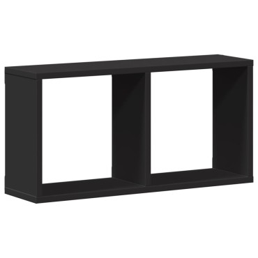 vidaXL Ντουλάπι Τοίχου Μαύρο 60x16x30cm από Επεξεργασμένο Ξύλο 1 τεμ.