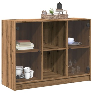 vidaXL Ντουλάπι Artisian Δρυς 102x37x75,5cm από Επεξεργασμένο Ξύλο 1 τεμ.
