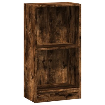 vidaXL Βιβλιοθήκη Καπνιστή Δρυς 40x24x76cm από Επεξεργασμένο Ξύλο 1 τεμ.