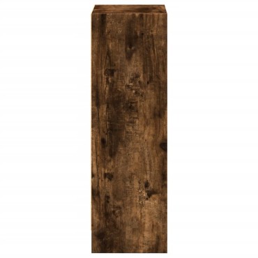 vidaXL Βιβλιοθήκη Καπνιστή Δρυς 40x24x76cm από Επεξεργασμένο Ξύλο 1 τεμ.
