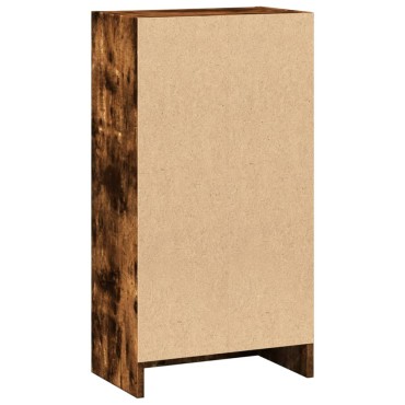 vidaXL Βιβλιοθήκη Καπνιστή Δρυς 40x24x76cm από Επεξεργασμένο Ξύλο 1 τεμ.