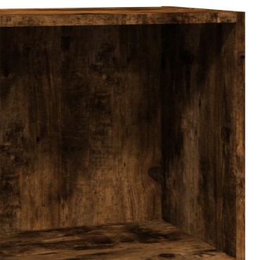 vidaXL Βιβλιοθήκη Καπνιστή Δρυς 40x24x76cm από Επεξεργασμένο Ξύλο 1 τεμ.