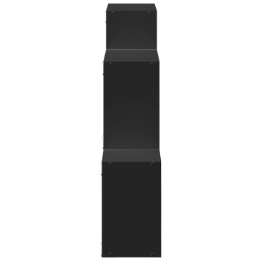 vidaXL Ντουλάπι Τοίχου Μαύρο 78x18x71cm από Επεξεργασμένο Ξύλο 1 τεμ.