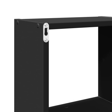 vidaXL Ντουλάπι Τοίχου Μαύρο 78x18x71cm από Επεξεργασμένο Ξύλο 1 τεμ.