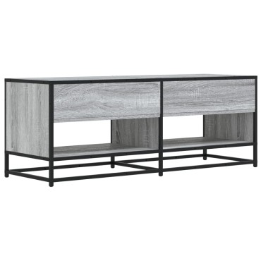 vidaXL Έπιπλο Τηλεόρασης Γκρι Sonoma 120,5x40x46cm Επεξ. Ξύλο