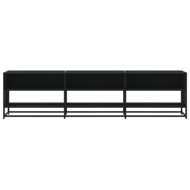 vidaXL Έπιπλο Τηλεόρασης Μαύρο 180x40x46cm από Επεξεργασμένο Ξύλο