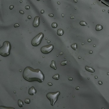 vidaXL Waist Waders με μπότες σκούρο πράσινο μέγεθος 42