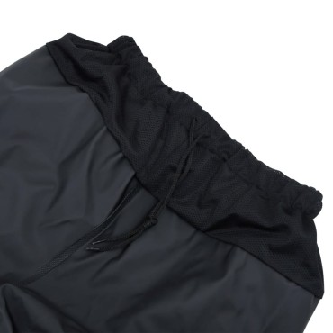 vidaXL Waist Waders με μπότες Μαύρο μέγεθος 44