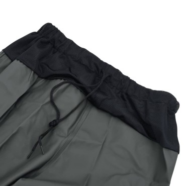 vidaXL Waist Waders με μπότες σκούρο πράσινο μέγεθος 41