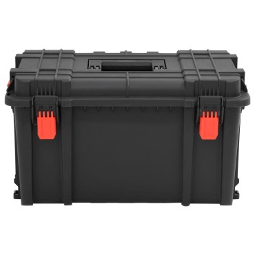 vidaXL Θήκη Πτήσης Φορητή Μαύρη 57x35x32,5 εκ. από Πολυπροπυλένιο