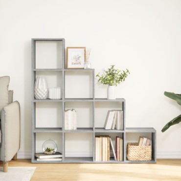 vidaXL Βιβλιοθήκη/Διαχωριστικό Χώρου 4 Επ. 131,5x29x131,5cm Επ. Ξύλο 1 τεμ.