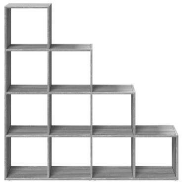 vidaXL Βιβλιοθήκη/Διαχωριστικό Χώρου 4 Επ. 131,5x29x131,5cm Επ. Ξύλο 1 τεμ.