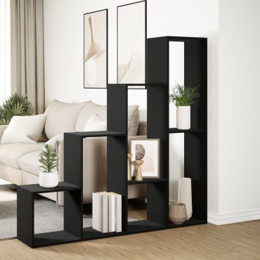 vidaXL Βιβλιοθήκη/Διαχωριστικό Χώρου 4 Επ. 143,5x29x143,5cm Επ. Ξύλο 1 τεμ.