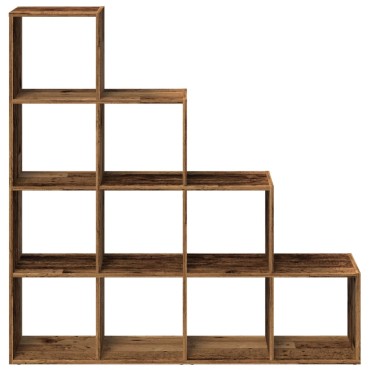 vidaXL Βιβλιοθήκη/Διαχωριστικό Χώρου 4 Επ. 131,5x29x131,5cm Επ. Ξύλο 1 τεμ.