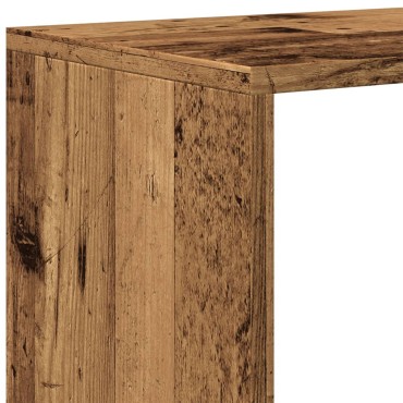 vidaXL Βιβλιοθήκη/Διαχωριστικό Χώρου 4 Επ. 131,5x29x131,5cm Επ. Ξύλο 1 τεμ.