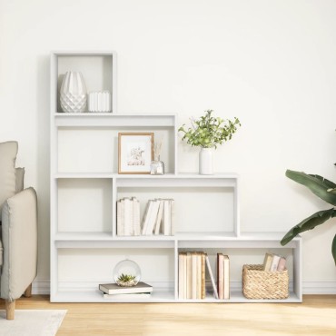 vidaXL Βιβλιοθήκη/Διαχωριστικό Χώρου 4 Επ. 143,5x29x143,5cm Επ. Ξύλο 1 τεμ.