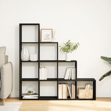 vidaXL Βιβλιοθήκη/Διαχωριστικό Χώρου 4 Επ. 131,5x29x131,5cm Επ. Ξύλο 1 τεμ.