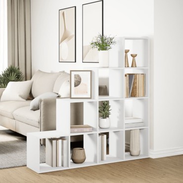 vidaXL Βιβλιοθήκη/Διαχωριστικό Χώρου 4 Επ. 131,5x29x131,5cm Επ. Ξύλο 1 τεμ.