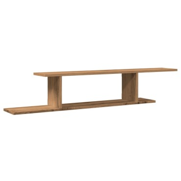 vidaXL Ράφι Τηλεόρασης Αρτισιανή Δρυς 125x18x23cm Επεξεργασμένο Ξύλο 1 τεμ.