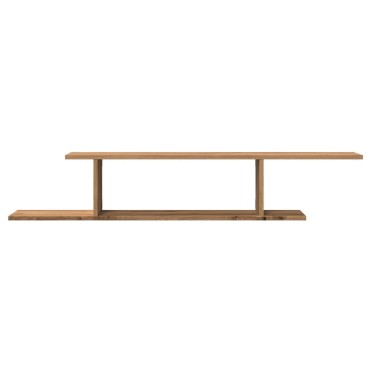 vidaXL Ράφι Τηλεόρασης Αρτισιανή Δρυς 125x18x23cm Επεξεργασμένο Ξύλο 1 τεμ.