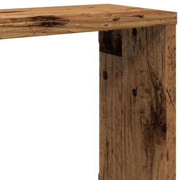 vidaXL Ράφια Κύβοι Τοίχου Όψη Παλαιού Ξύλου 100x15x30cm Επεξ. Ξύλο 1 τεμ.