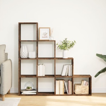 vidaXL Βιβλιοθήκη/Διαχωριστικό Χώρου 4 Επ. 131,5x29x131,5cm Επ. Ξύλο 1 τεμ.