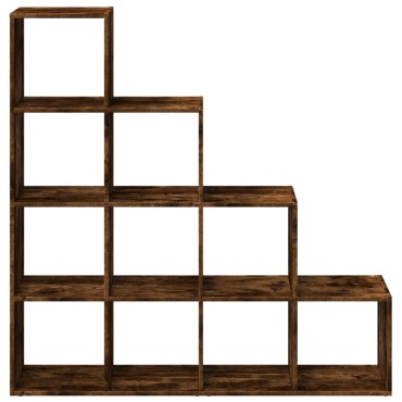 vidaXL Βιβλιοθήκη/Διαχωριστικό Χώρου 4 Επ. 131,5x29x131,5cm Επ. Ξύλο 1 τεμ.