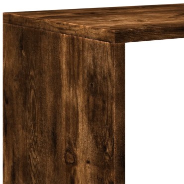 vidaXL Βιβλιοθήκη/Διαχωριστικό Χώρου 4 Επ. 131,5x29x131,5cm Επ. Ξύλο 1 τεμ.