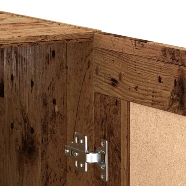 vidaXL Συρταριέρα Παλιό Ξύλο 69,5x34x90cm από Επεξεργασμένο Ξύλο 1 τεμ.