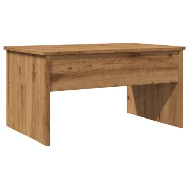 vidaXL Τραπεζάκι Σαλονιού Αρτισιανή Δρυς 80x50,5x41,5cm Επεξεργ. Ξύλο 1 τεμ.