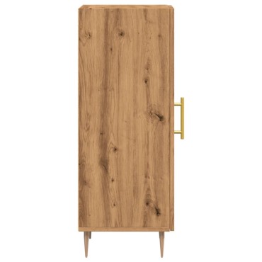 vidaXL Ντουλάπι Αρτισιανή Δρυς 34,5x34x90cm Επεξεργασμένο Ξύλο 1 τεμ.