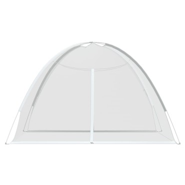 vidaXL Κουνουπιέρα Mongolia με Πόρτες 200 Δίχτυ Λευκό 200x180x135 εκ.