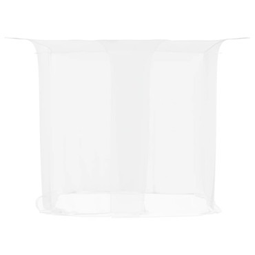 vidaXL Κουνουπιέρα Κρεμαστή 156 Λευκή 220x200x210 εκ. από Δίχτυ